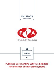 Published document PD CEN/TS 54-32:2015 Fire detection and fire alarm systems