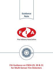 Guidance on EN 54-29, 30 and 31 for multi-sensor fire detectors