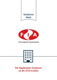 FIA Application guidance on BS 7273-4:2015