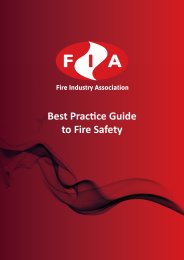 Best practice guide to fire safety