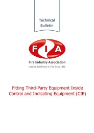 Technical Bulletin: Fitting third-party equipment inside control and indicating equipment (CIE)