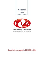 Guide to the changes in BS 5839-1:2025