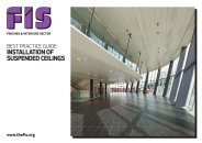 Best practice guide - installation of suspended ceilings