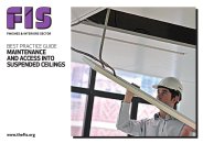 Best practice guide - maintenance and access into suspended ceilings