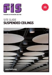Site guide suspended ceilings
