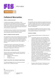 Collateral warranties