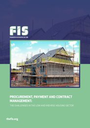 Procurement, payment and contract management: the challenges in the low and mid-rise housing sector