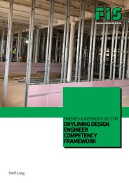 Drylining design engineer competency framework