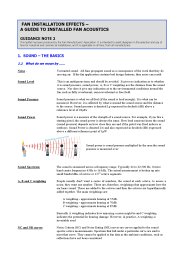 Fan installation effects - a guide to installed fan acoustics