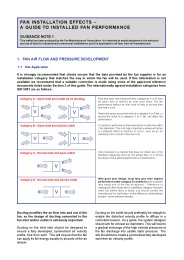 Fan installation effects - a guide to installed fan performance