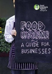 Food hygiene. A guide for businesses (Withdrawn)
