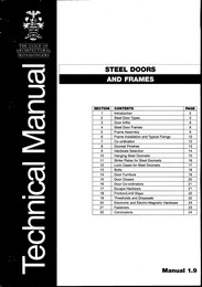 Steel doors and frames