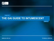 GAI guide to intumescent