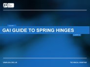 GAI guide to spring hinges