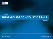 GAI guide to acoustic seals