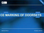 CE marking of doorsets