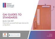 GAI guide to standards - BS EN 1155:1997 Electrically powered hold open devices for swing doors
