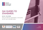 GAI guide to standards - BS EN 1125:2008 Panic exit devices operated by a horizontal bar, or for use on escape routes