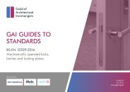 GAI guide to standards - BS EN 12209:2016 Mechanically operated locks, latches and locking plates