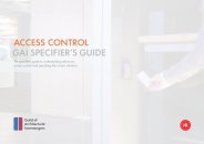 Access control - GAI specifier's guide