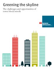 Greening the skyline - the challenges and opportunities of tower block retrofit