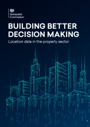 Building better decision making. Location data in the property sector