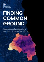 Finding common ground. Integrating data, science and innovation for better use of land