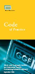 Code of practice - work with domestic soffits and rainwater goods containing asbestos cement