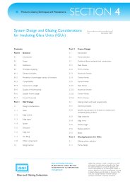 Systems design and glazing considerations for insulating glass units