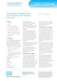 Compatibility of glazing sealants and compounds with insulating glass units