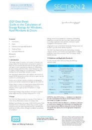 Guide to the calculation of energy ratings for windows, roof windows and doors