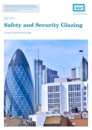 Safety and security glazing - good practice guide