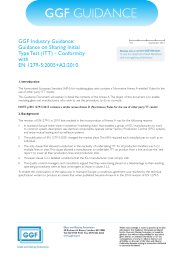 Guidance on sharing Initial Type Test (ITT) - conformity with EN 1279-5:2005+A2:2010