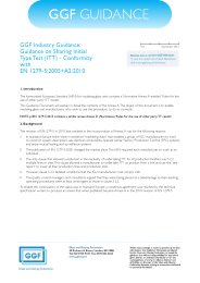 Guidance on sharing Initial Type Test (ITT) - conformity with EN 1279-5:2005+A2:2010