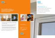 Advice to consumers regarding ventilation when replacing windows in dwellings