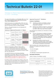 Changes to Welsh Approved Documents F, L and O - dwellings