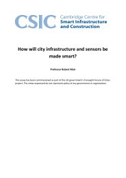 How will city infrastructure and sensors be made smart? Future of cities: essay