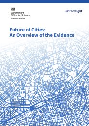 Future of cities: an overview of the evidence