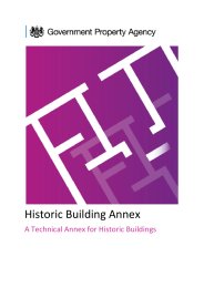 Historic building annex. A technical annex for historic buildings