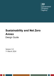 Sustainability and net zero annex. Design guide