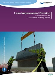 Lean Improvement Division: an introduction to the collaborative planning system