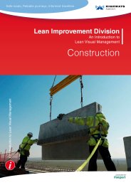 Lean Improvement Division: an introduction to lean visual management: Construction