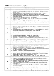 Network management manual - Changes log for Version 1.8 July 09