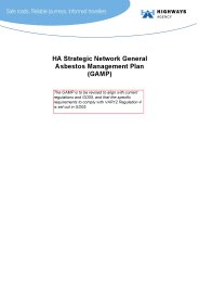 HA Strategic network general asbestos management plan (GAMP)