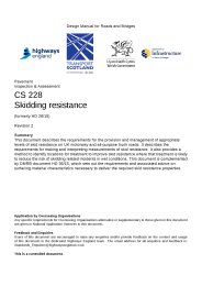 Skidding resistance (formerly HD 28/15). Revision 2