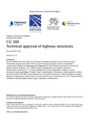 Technical approval of highway structures (formerly BD 2/12). Version 0.1.0