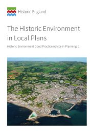 Historic environment in local plans