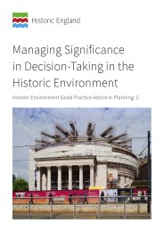 Managing significance in decision-taking in the historic environment