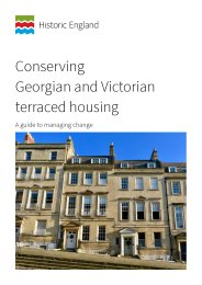 Conserving Georgian and Victorian terraced housing - a guide to managing change
