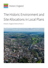Historic environment and site allocations in local plans